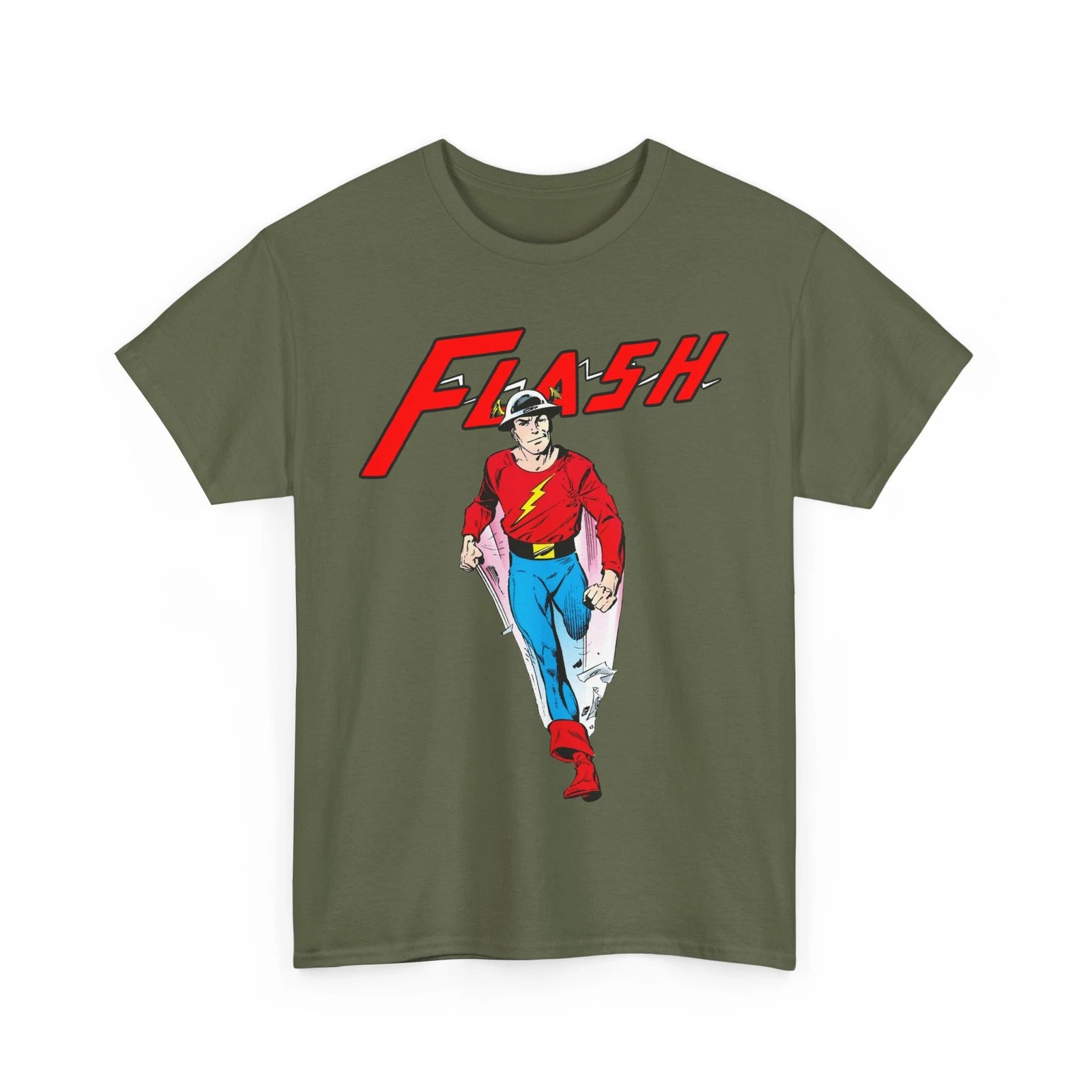 Golden Age Flash T-Shirt - John Byrne Art - DC Comics - Jay Garrick - JSA