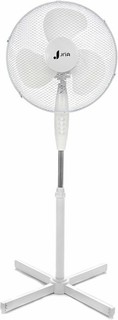 16 Inch Pedestal Fan Oscillating Stand Fan 3 Speed Adjustable White UK
