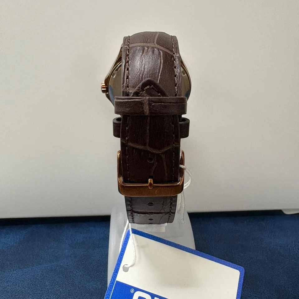 Reloj Casio Clásico MTP-M110RL-5A Analógico Fase Lunar Correa Cuero Caja 42.5 mm Foto 2 de 4