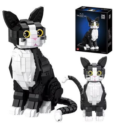 MOC Katze Tailcoat Cat Schwarz/Weiß 2025 801pcs.