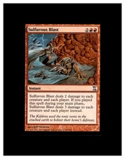 Sulfurous Blast 180 Uncommon Time Spiral Magic: The Gathering Near Mint