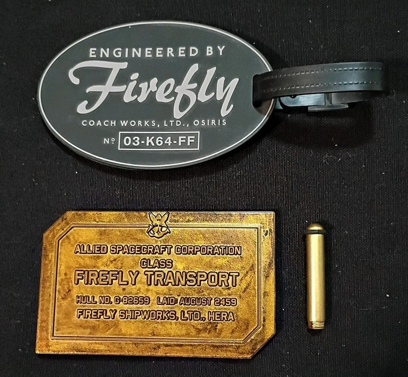 Firefly Serenity Luggage Tag & Plaque from Loot Crate