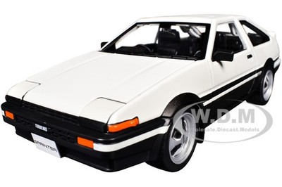 TOYOTA SPRINTER TRUENO AE86 RHD WHITE 1/24 DIECAST MODEL CAR BY