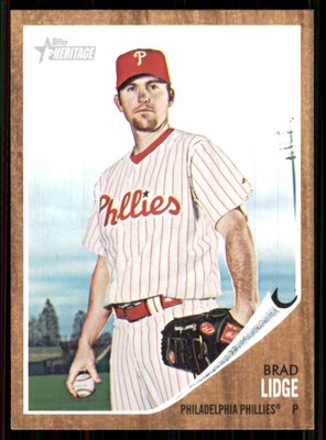 2011 Topps Heritage #111 Brad Lidge Philadelphia Phillies