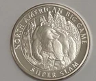 Black Bear Silver Round North American Big Game  1 Troy oz. 999 Silver