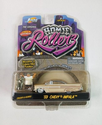 Jada Toys Homie Rollers ‘59 Chevy Impala Jada Toys Homie Rollerz Series Cruzer and Gordo 1959 Chevy Impala