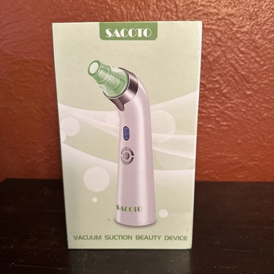 Sacoto Vacuum Suction Beauty Device Sealed New  Self Care Deep Skin Cleansing