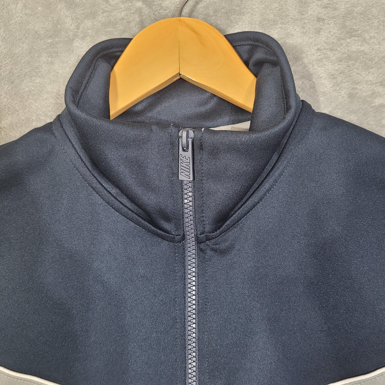 SACAI X NIKE Nike Giacca Uomo Grande Blu Navy Poliestere Full Zip Pista Atletica 717285 475