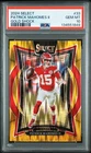 2024 Panini Select #33 Patrick Mahomes Ii Gold Shock #1/10 PSA 10