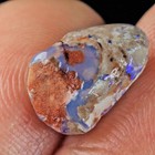 2.7Ct Natural Black Lightning Ridge Opal Nugget Carved Polished UYPWS134 — photo 1