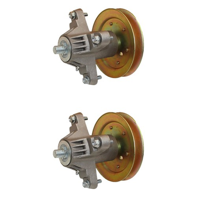 #ad Qty 2: Spindle Assembly with Pulley Fits Murray Replaces LAS20 0026 x2 $135.99
