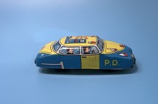 Vintage 1950's Tin Lithograph Toy Taxi Cab Tin Toy Car Made in Japan