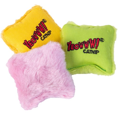 Yeowww Pillows Catnip Filled Durable Cat Toy Jug Assorted 24 Pack - Picture 3 of 4