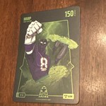 Bo Jackson Battle Arena WARP LAMAR JACKSON Glow Battlefoil #BF68