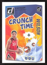 A'ja Wilson 2025 Donruss WNBA #12 Crunch Time Las Vegas Aces