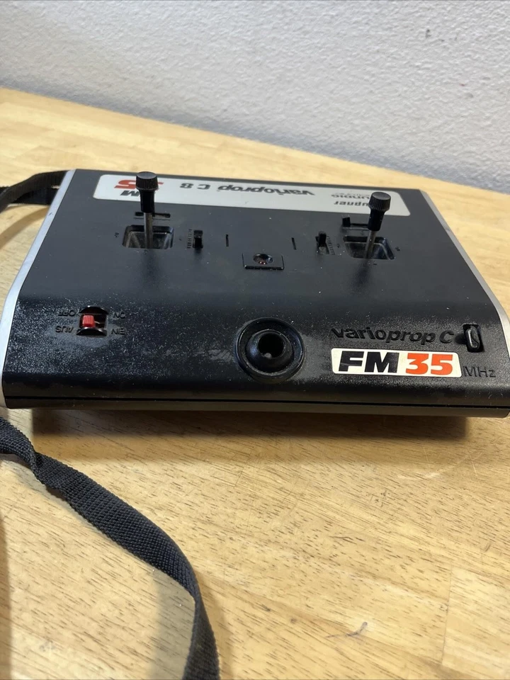 Radio RC Graupner Varioprop C8 FM 35 1977 de colección SIN PROBAR COMO ESTÁ Foto 4 de 4