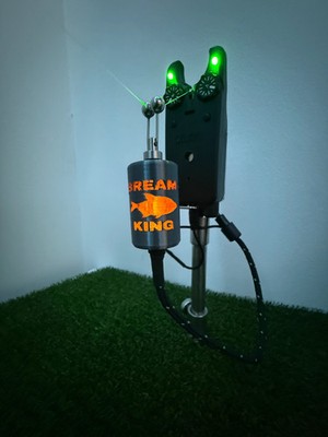 LTD Edition LED Powered Flashing Titanium Effect Bream King Carp Fishing Bobbins