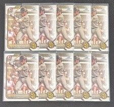 2022 Bowman Draft Lamar King JR 1st Paper Prospects Lot Of 10 BD-143 Padres🔥🔥