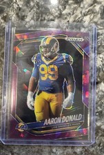 2025 Panini Prizm Black - Aaron Donald #78 Purple Ice Prizm /149