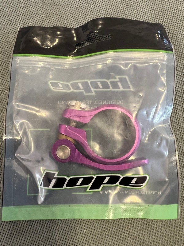 Hope quick release seat post clamp PURPLE 34.9mm