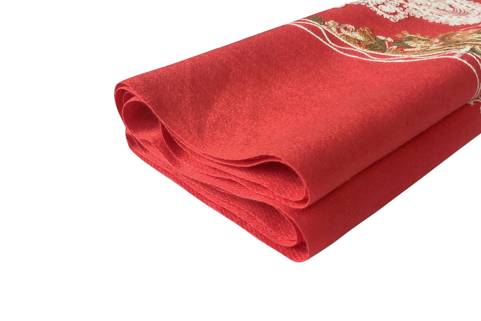 Women's Embroidered Tassel Long Shawl Oversize Scarf Wraps for Women （#2-Red） image 5