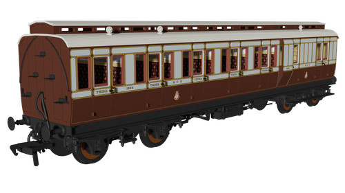 978018 Rapido Trains OO GCR "Evolution" Non-Corridor Brake Third No.1854 | Zustand: New
