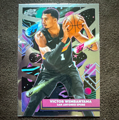 Topps Chrome Victor Wembanyama Spurs #149 Rookie Card 2024-25