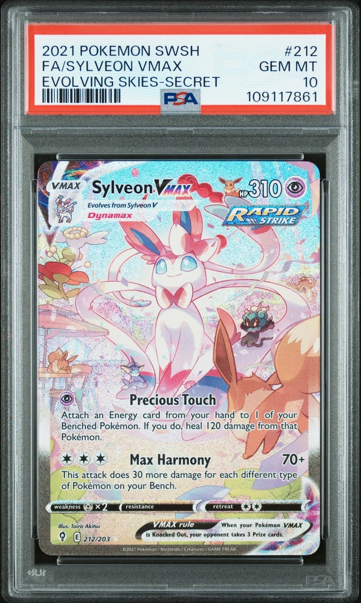 Sylveon Pokémon TCG Secret Rare Individual Collectible Card Game