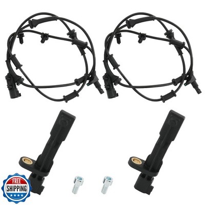 CARMOCAR Front and Rear ABS Wheel Speed Sensor Replacement for Jeep Wrangler 