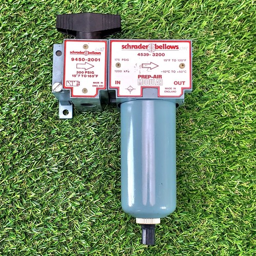 Schrader Bellows 4539-3200 Modular Filter 175 PSI & 9450-2001 (USED)