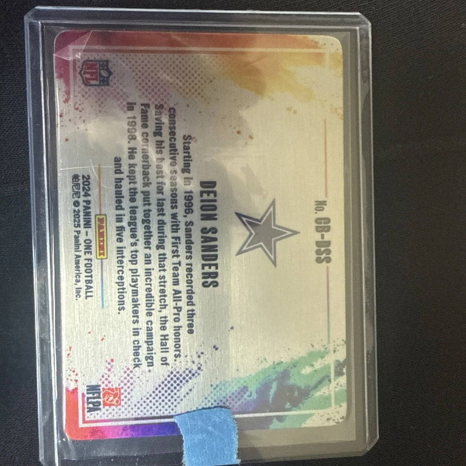 Lijadoras Panini One Color Blast Deion 2024 #CB-DSS Foto 2 de 2