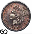 1909 Indian Head Cent Penny, Choice BU++