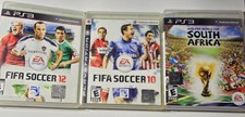 Playstation 3 PS3 Games FIFA SOCCER 10 & 12 + 2010 Fifa World Cup South Africa
