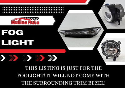 #ad 2013 Kia Optima Left Fog Light Assembly Used Black No Bezel $84.95