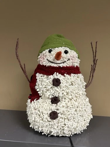 15" t  Hallmark Fiber Optic SNOWMAN   1990's