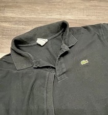 Lacoste Shirt Mens 8 2XL Black Polo Short Sle...