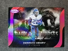 2021 Panini Certified Dark Horses Derrick Henry #DH-4 Mirror Pink /199 Titans