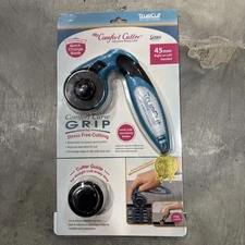 TrueCut 45mm My Comfort Cutter - Ergonomic Fabric Wheel Cutter R or L Hand NEW
