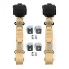Ford Falcon 1960 1963 Standard 3pt Tan Seat Kit w/Brackets 2 Belts