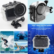 Waterproof Case 60m Diving Underwater Housing Accessories for DJI Action6 Camera