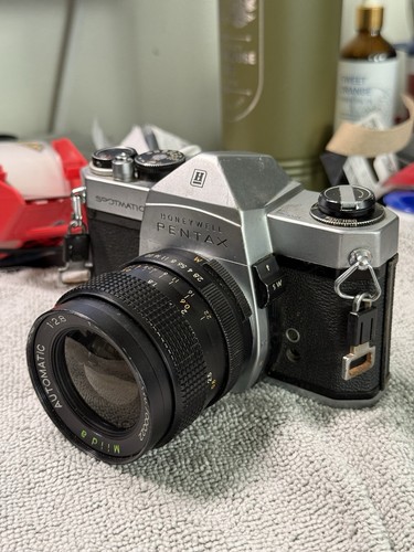 Honeywell Pentax Spotmatic 35mm SLR With Lens Working
