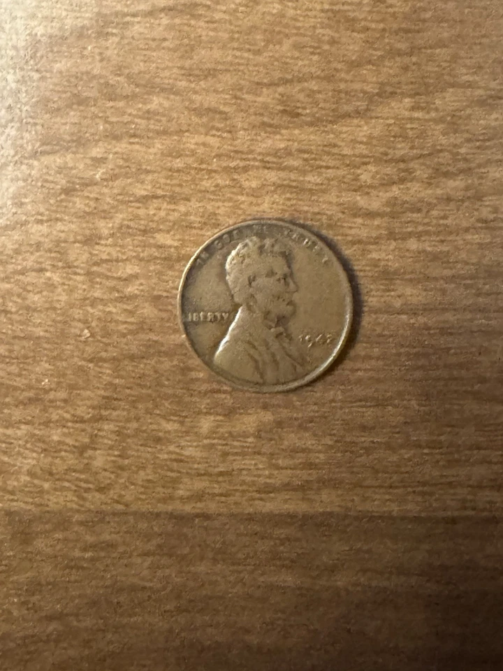 1942 No Mint Mark Lincoln Wheat Penny/Cent RARE - Image 2 of 3