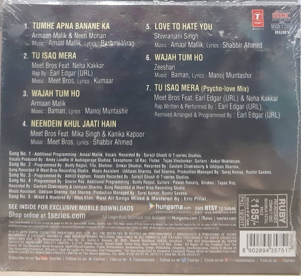 Ho Song Download Hate Story Wajah Tum Ho Hate Story Bollywood