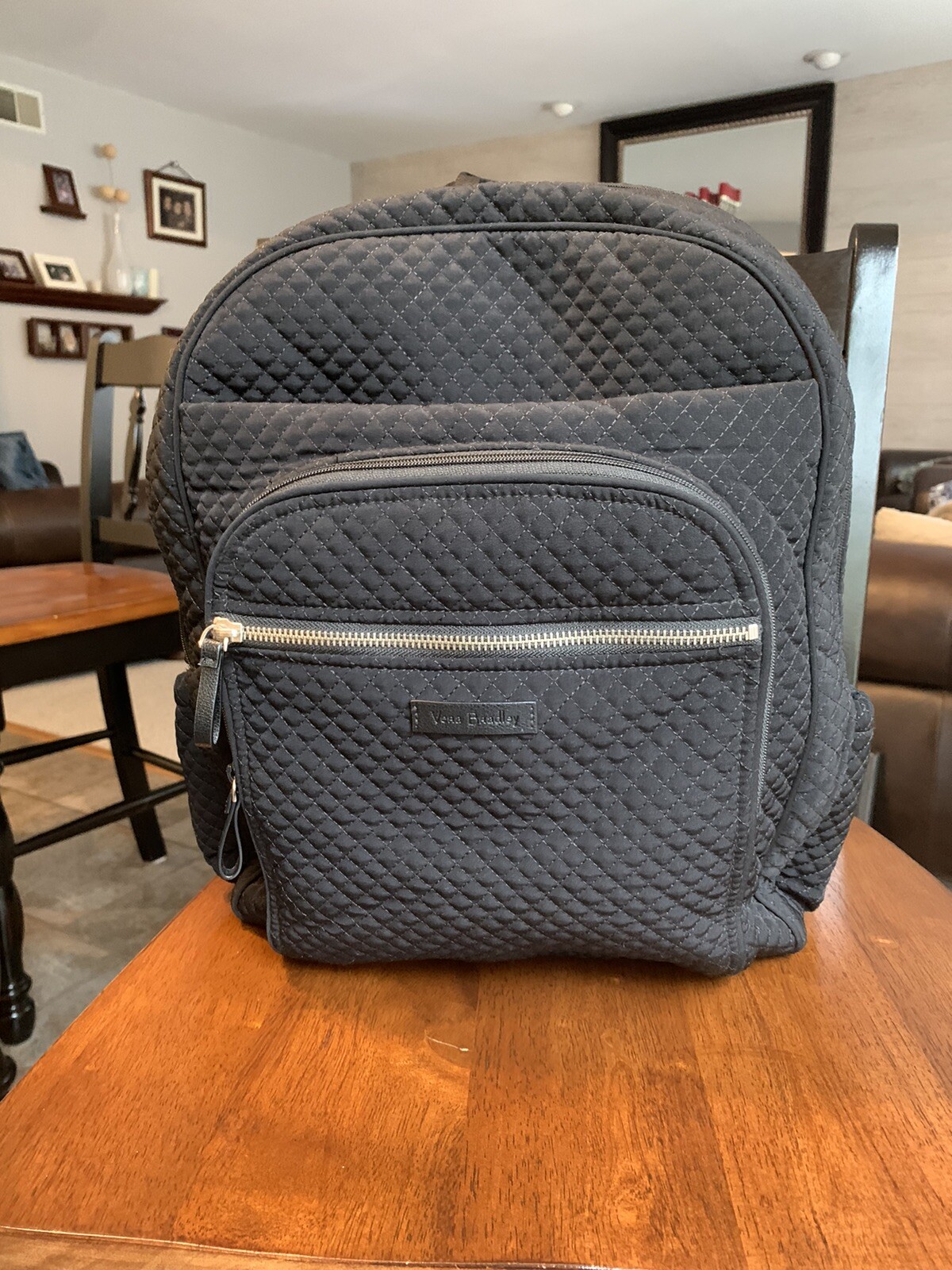 vera bradley campus backpack black