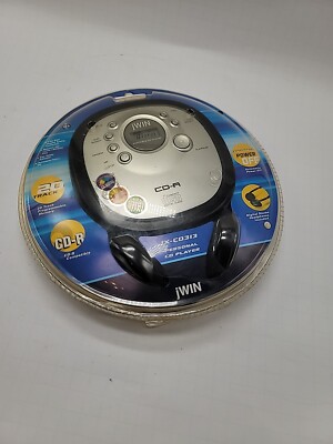 jWIN Portable Personal CD Player & Headphones JX-CD313