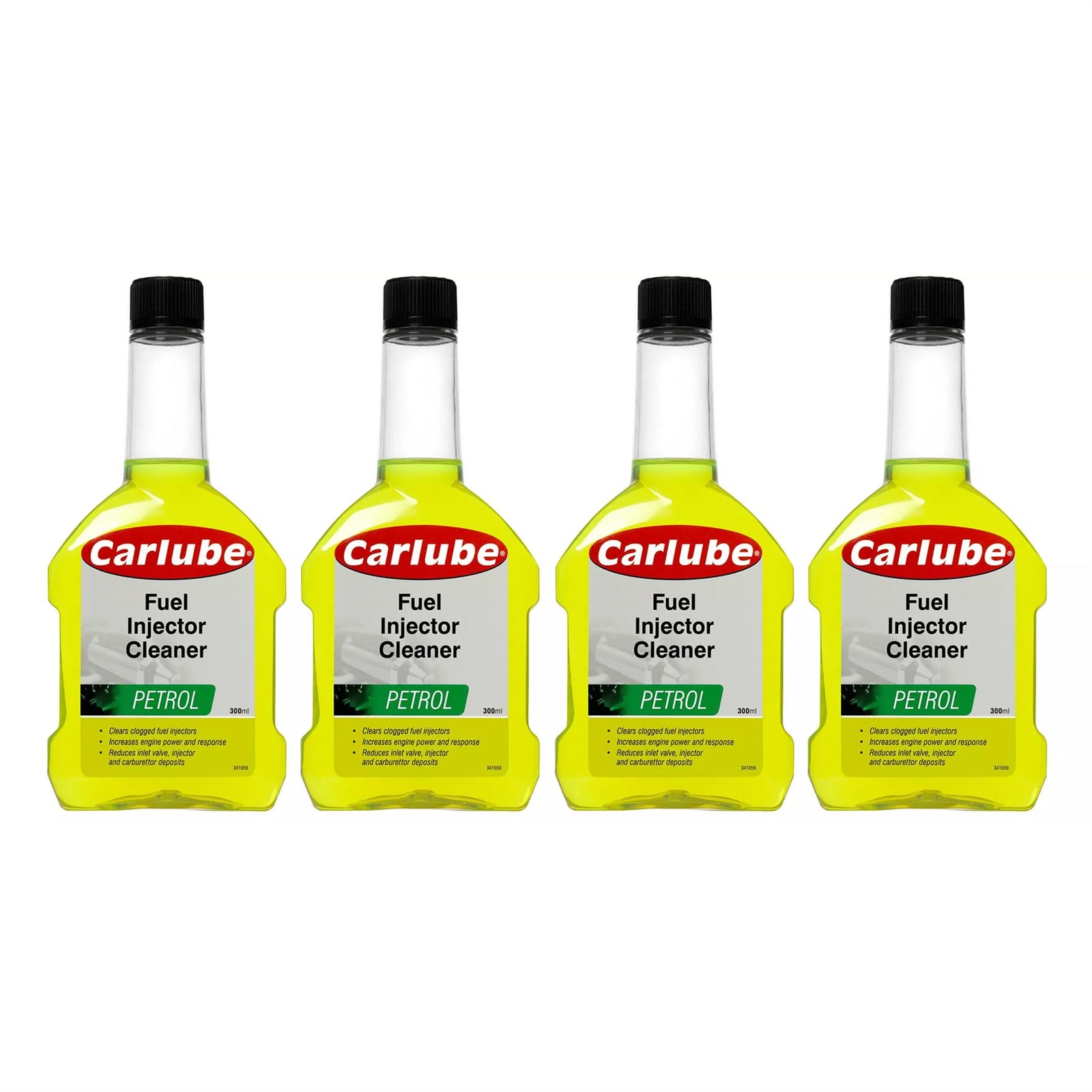 Carlube QPI300 Petrol Injector Cleaner Maximum Fuel System Efficiency 300ml x4