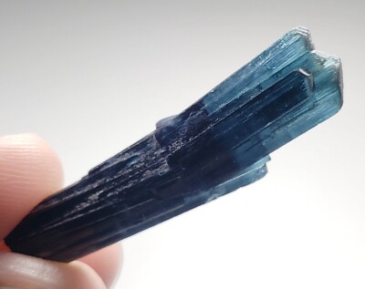 Top Quailty Indicolite Terminated Tourmaline Crystal From Peech Mine .