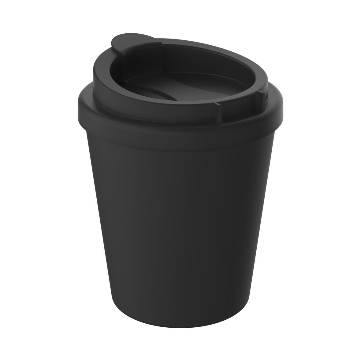 Kaffeebecher doppelwandig Thermobecher to go 250 ml Made in Germany in Schiefer