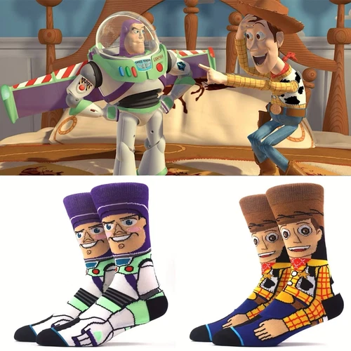 Toy Story Buzz Lightyear Woody Socks - CHOOSE YOUR FAVOURITE