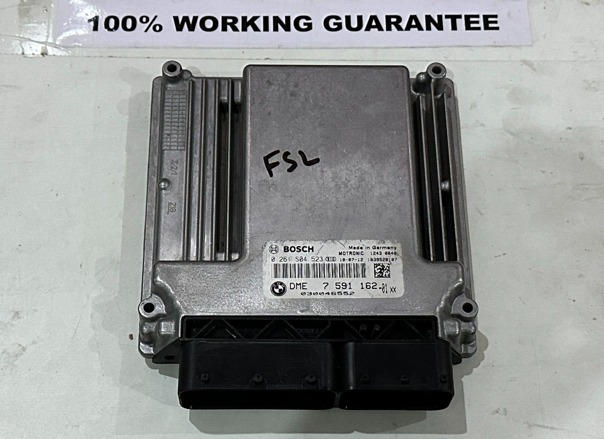 BMW BOSCH DME 7591162 0261S04523 MEV1721 100% WORKING GUARANTEE 